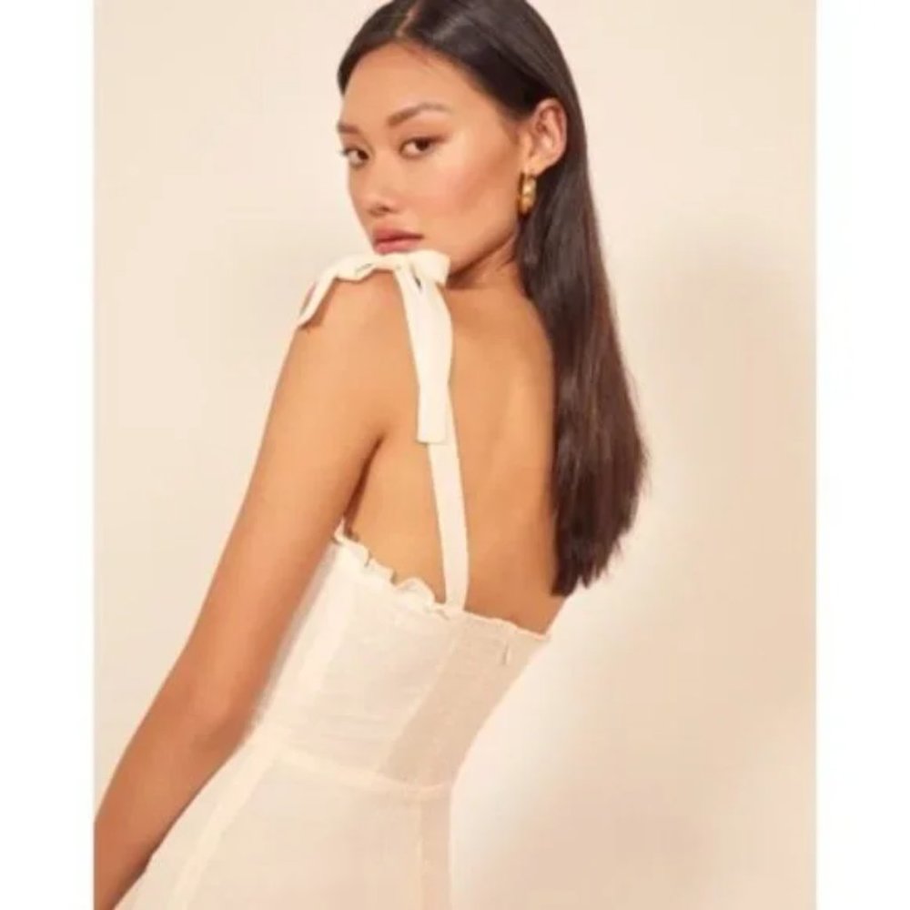 Reformation Nikita Dress | Ivory 🎉SALE🎀 NEW - Picture 13 of 16